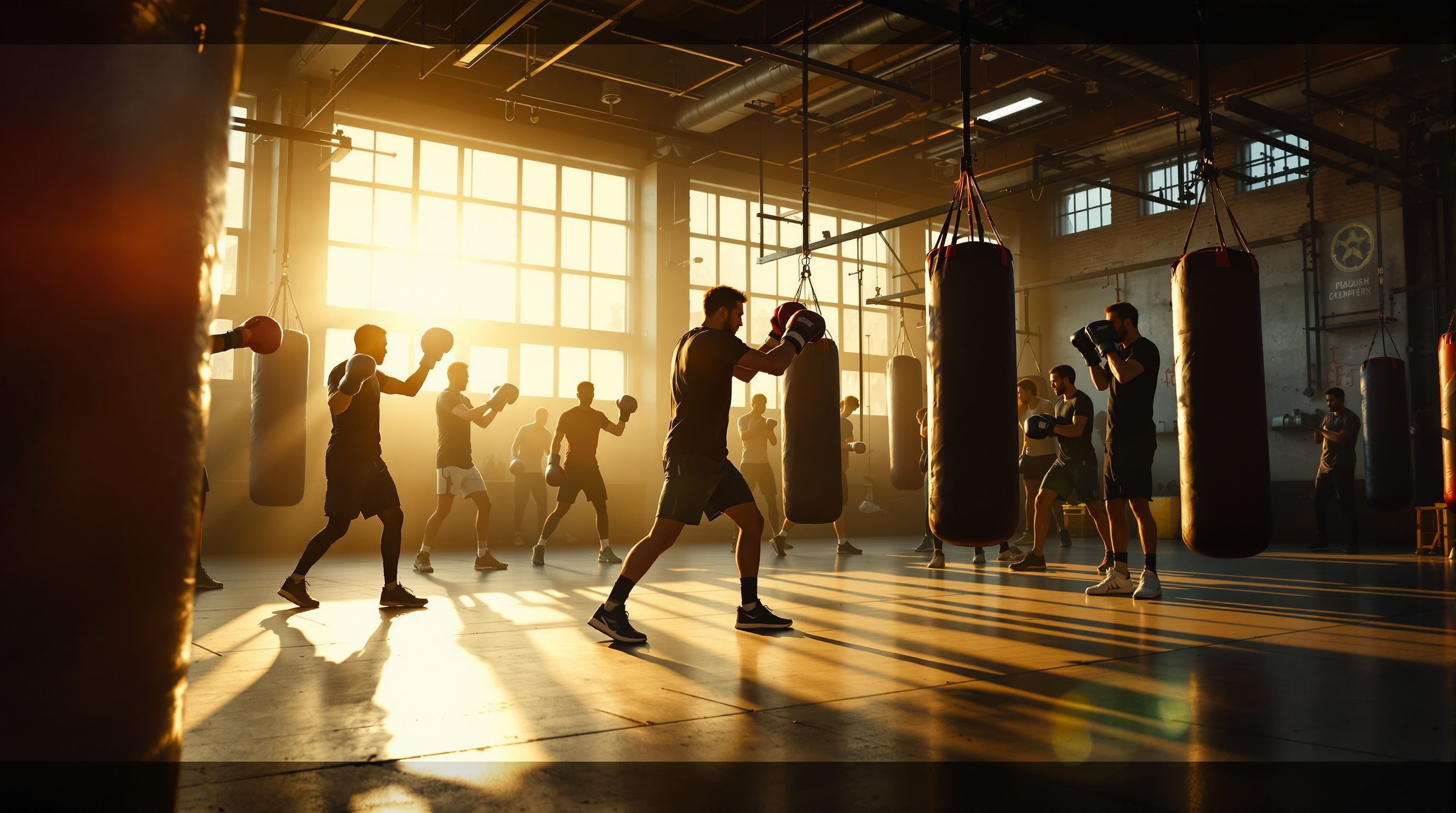 Clase de boxeo